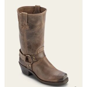 Frye Boots western cowboy Harness 9M Brown Leather Womens Smoke